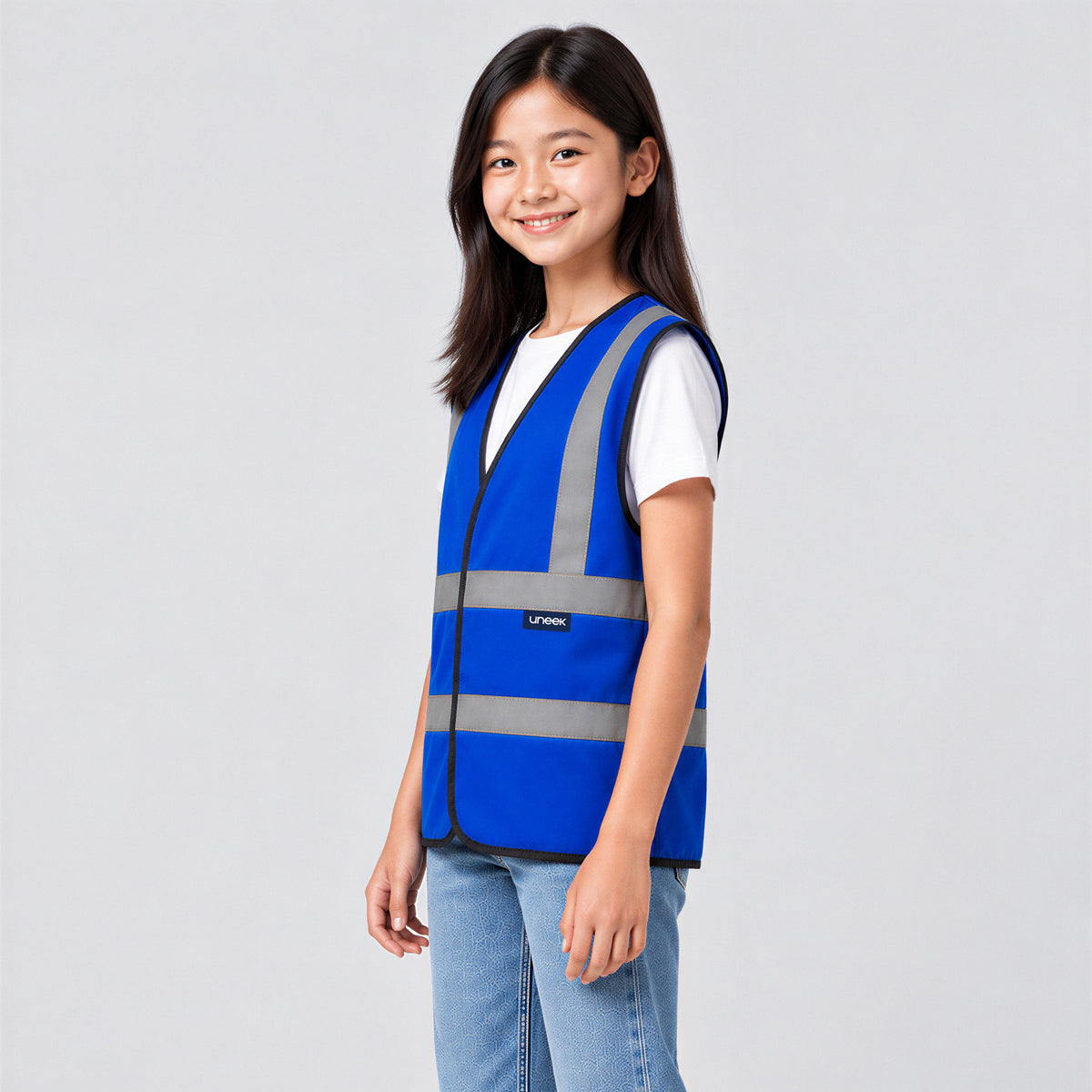 Uneek UC806 Childrens Hi-Viz Waist Coat Hi Vis Vest Kids
