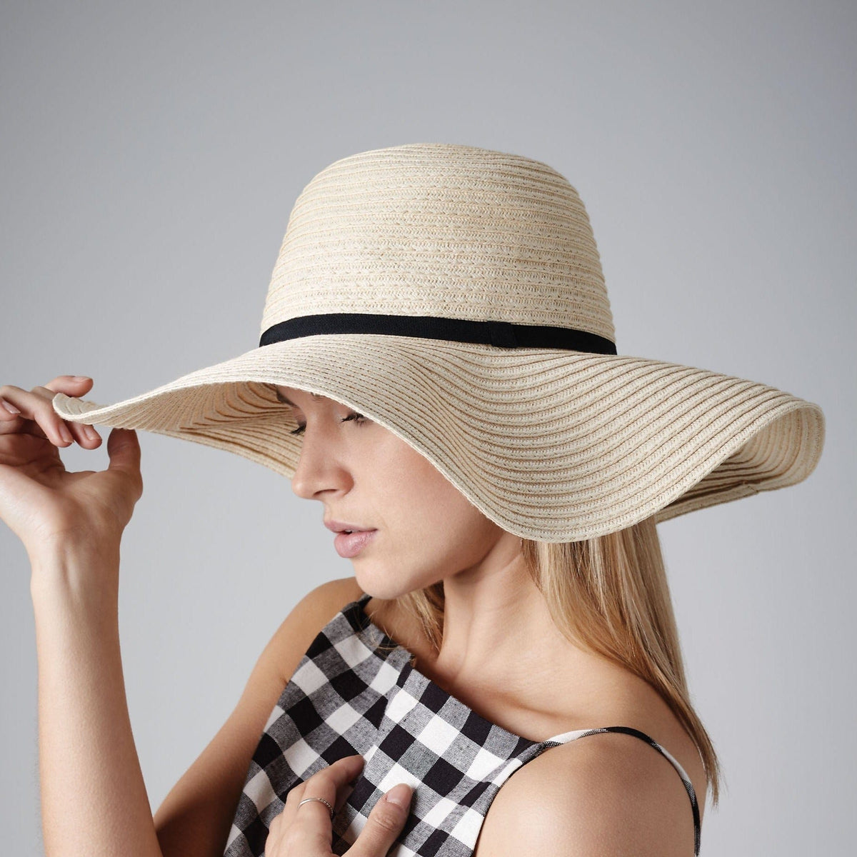 Womens/Ladies Marbella Wide-Brimmed Sun Hat