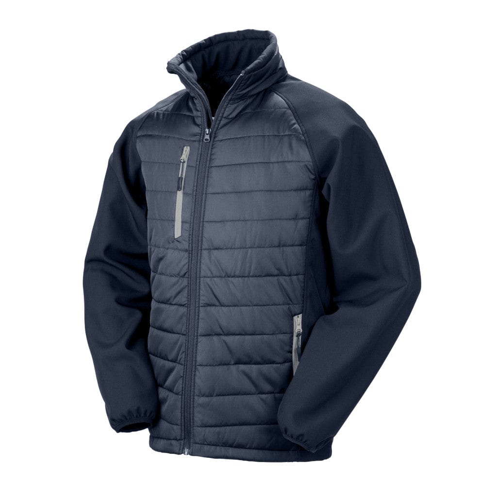 Result Compass Men&#39;s Padded Softshell Jacket