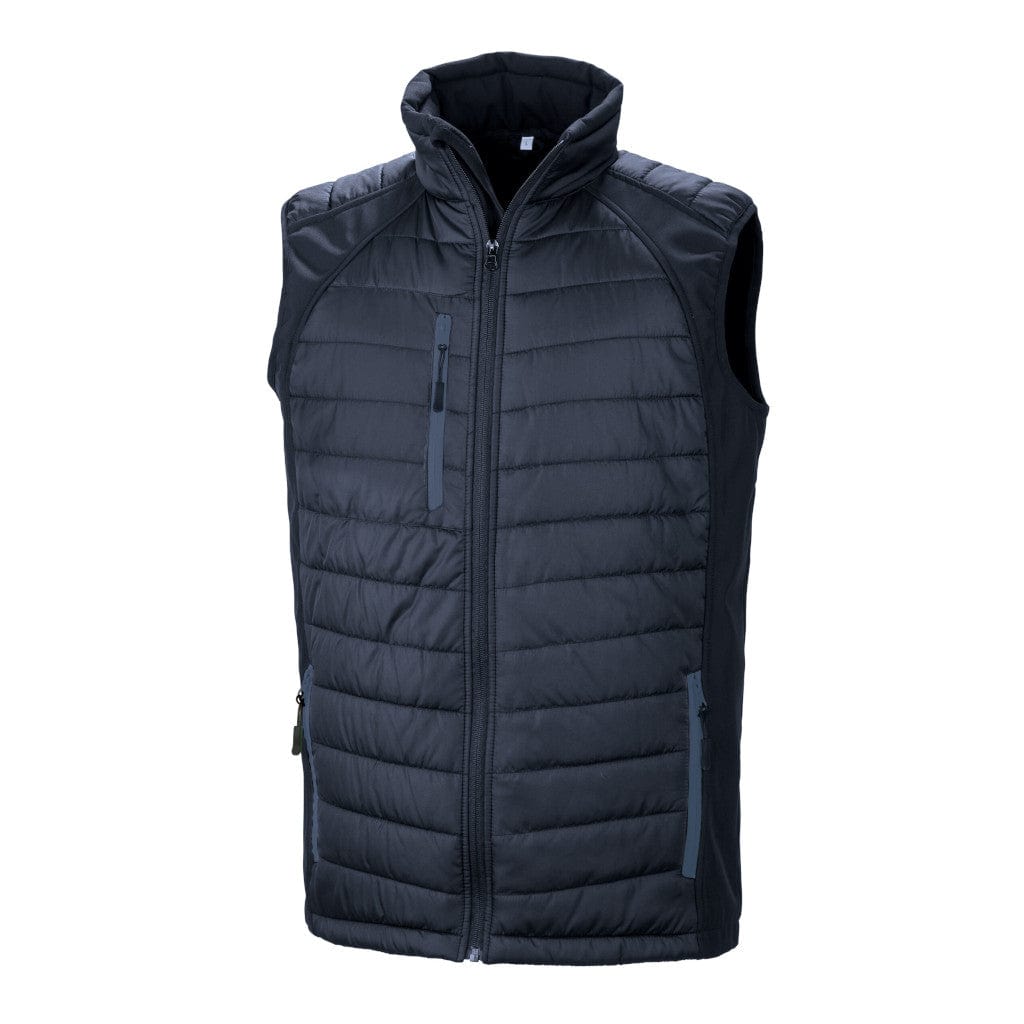 Result Compass Men&#39;s Padded Softshell Bodywarmer
