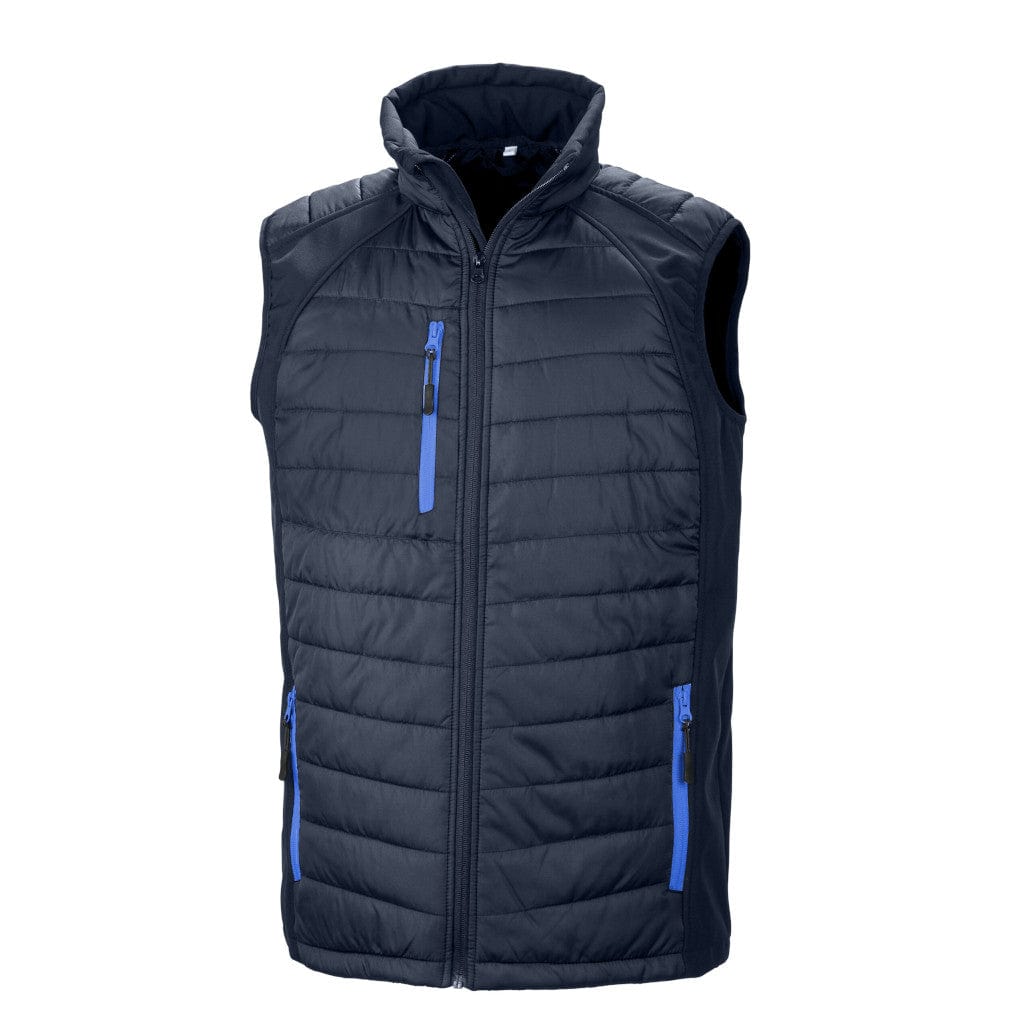 Result Compass Men&#39;s Padded Softshell Bodywarmer