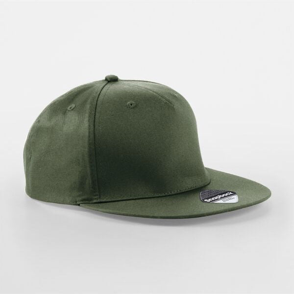 Beechfield 5 panel Snapback Rapper Cap