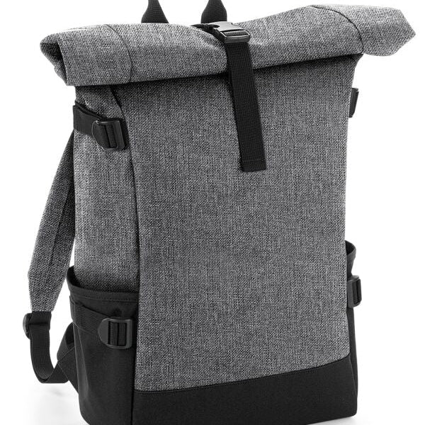 BagBase BG858 Block Roll-Top Backpack