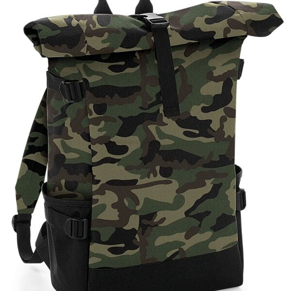 BagBase BG858 Block Roll-Top Backpack