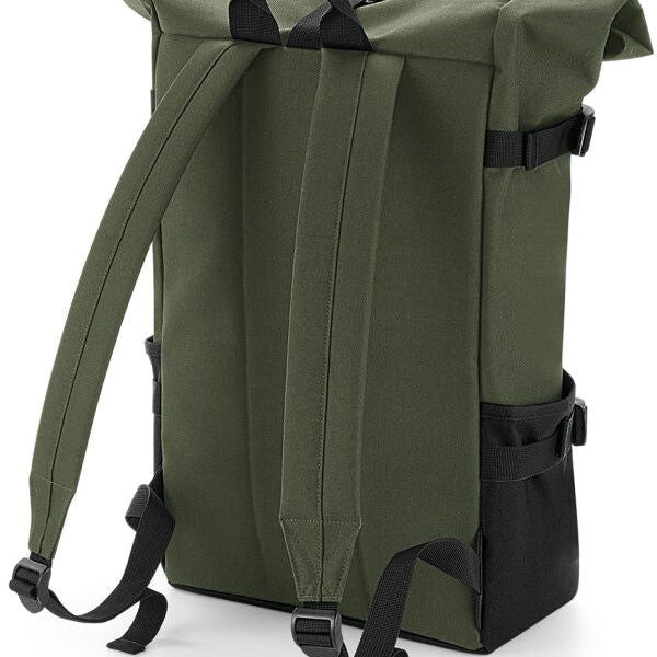 BagBase BG858 Block Roll-Top Backpack