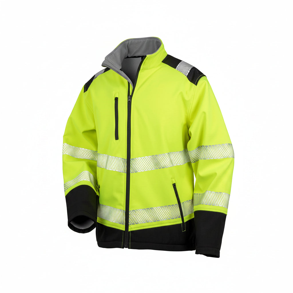 Result Safe-Guard Hi Vis Ripstop Softshell Jacket R476X