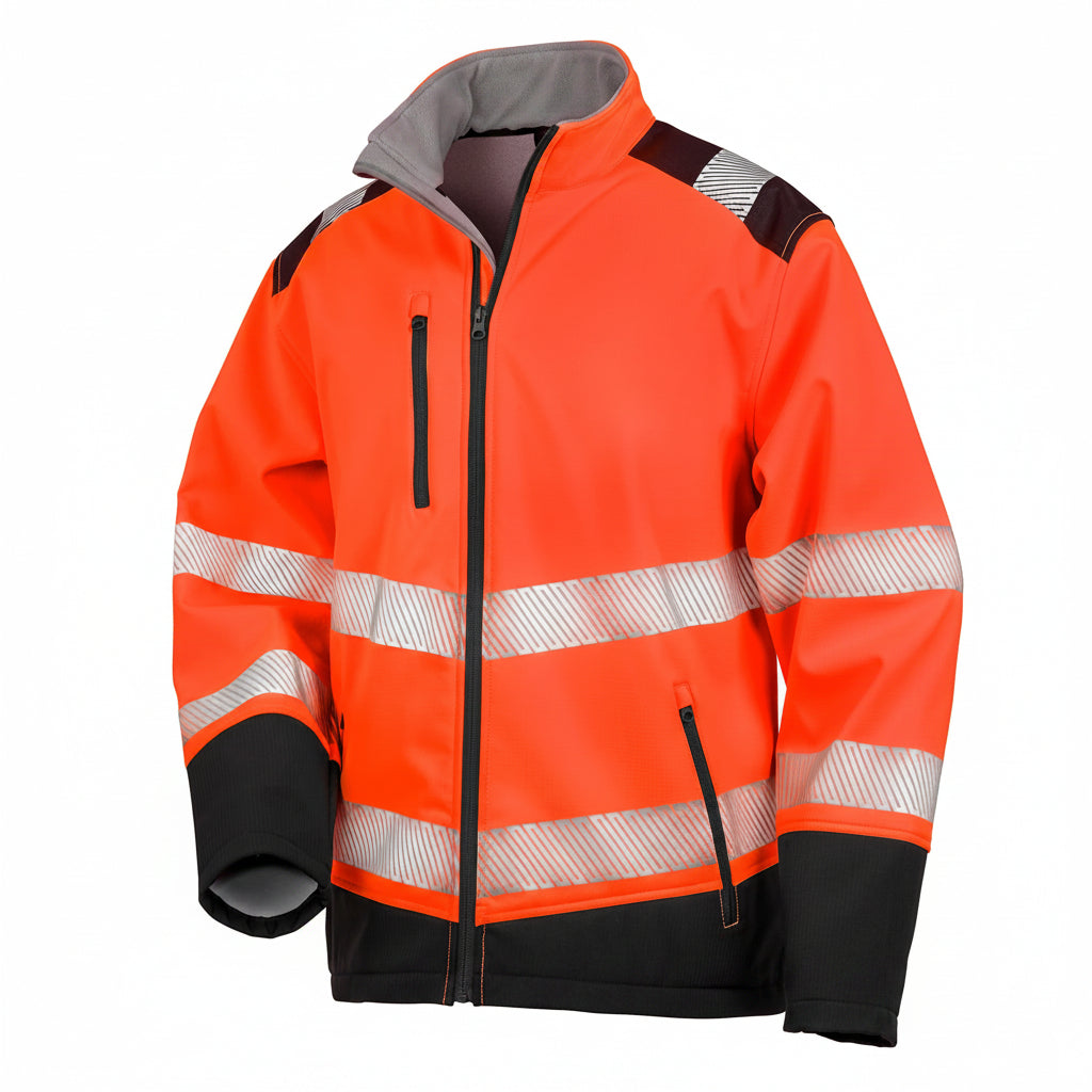 Result Safe-Guard Hi Vis Ripstop Softshell Jacket R476X