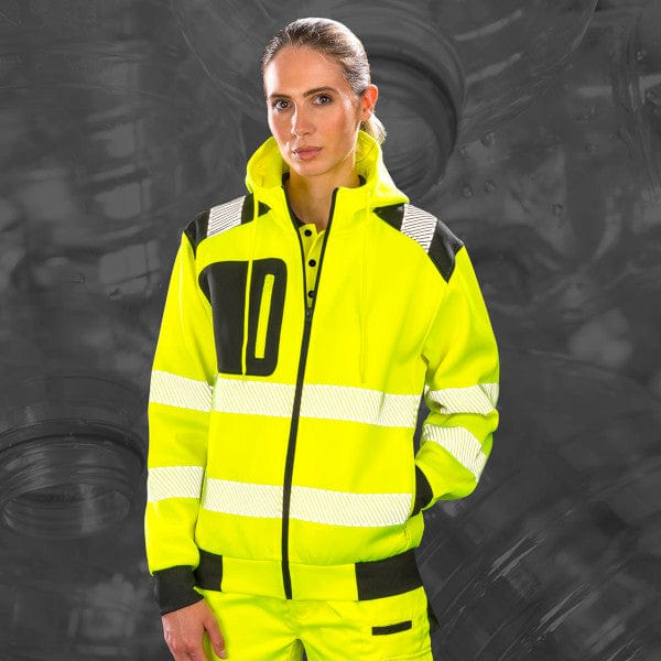 Result R503X Recycled Zipped Safety Hoody