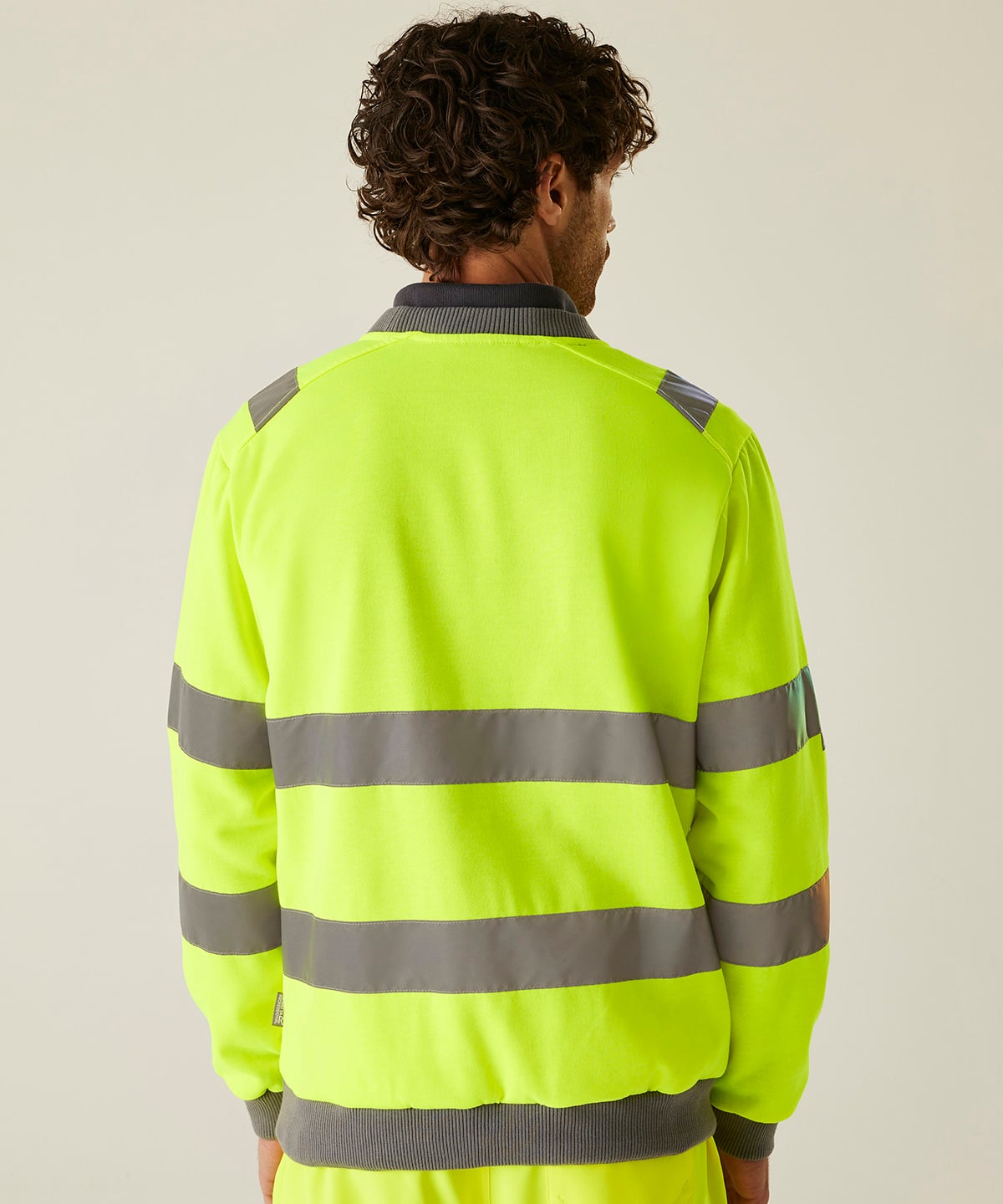 Hi-Vis Pro Contrast Crew Neck Sweatshirt TRF813