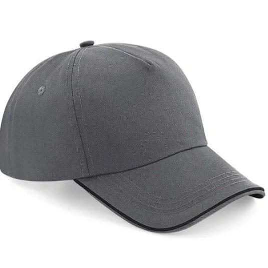 Beechfield Authentic 5 Panel Cap - Piped Peak