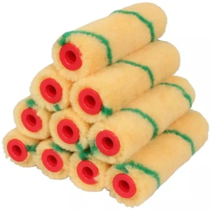 ProDec 4&quot; Short Pile Mini Rollers - 10 Pack