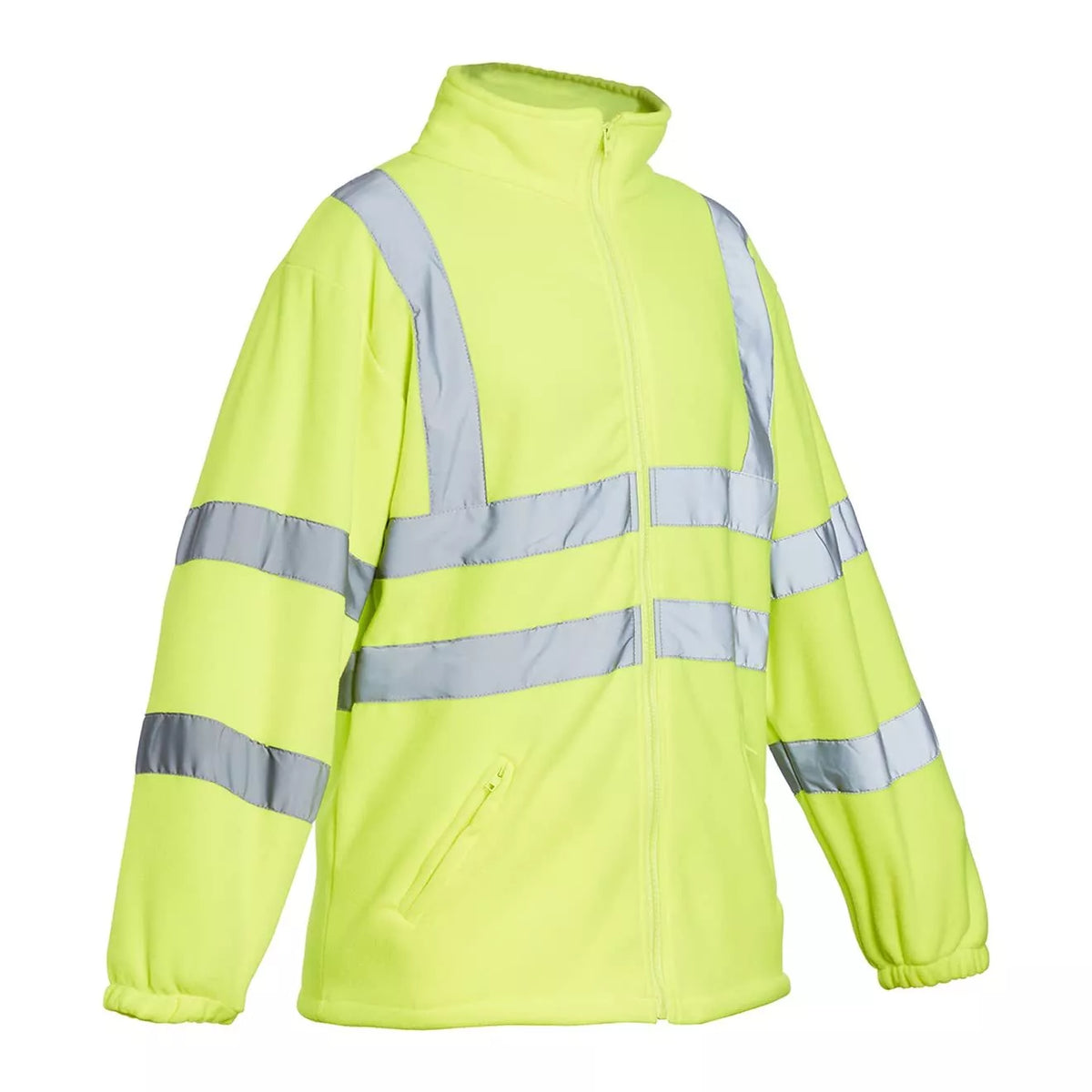 Blackrock Yellow High Visibility Zip Up Fleece