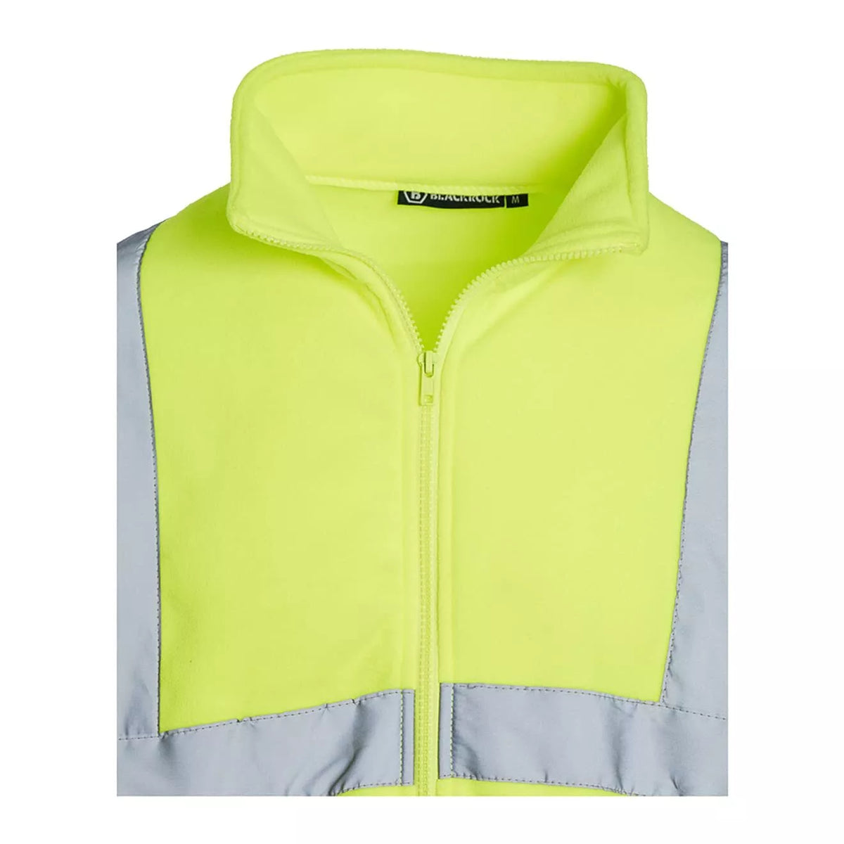 Blackrock Yellow High Visibility Zip Up Fleece