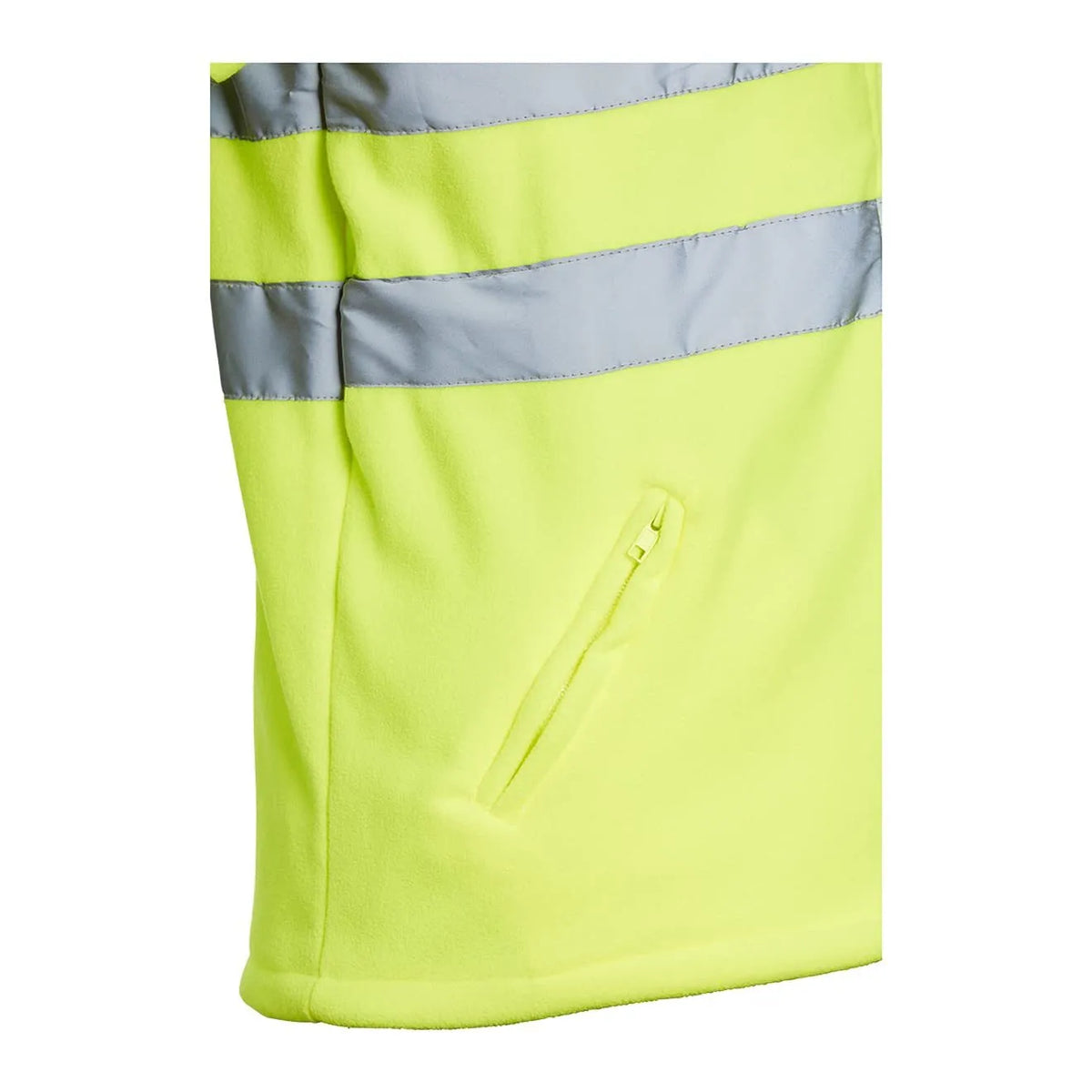 Blackrock Yellow High Visibility Zip Up Fleece
