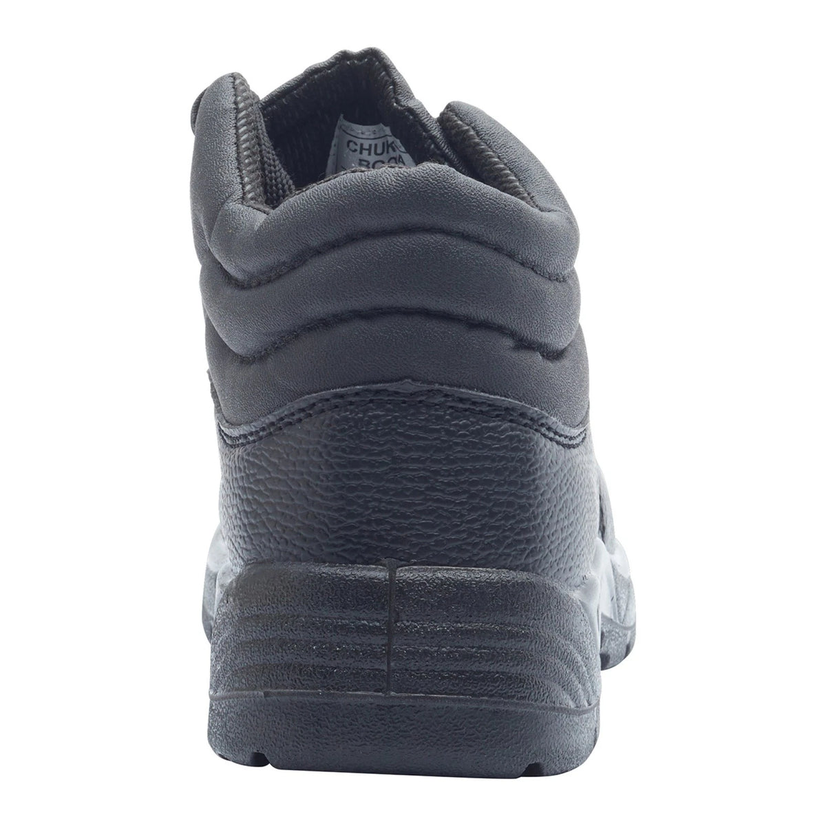 Black Chukka Safety Synthetic Leather Work Boots