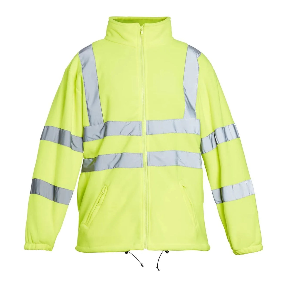 Blackrock Yellow High Visibility Zip Up Fleece