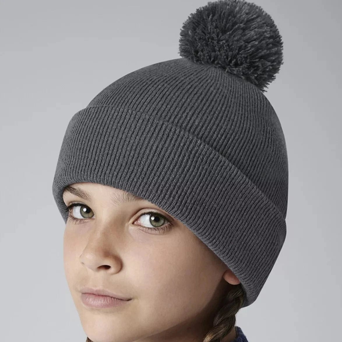 Beechfield Junior Original Pompom Beanie