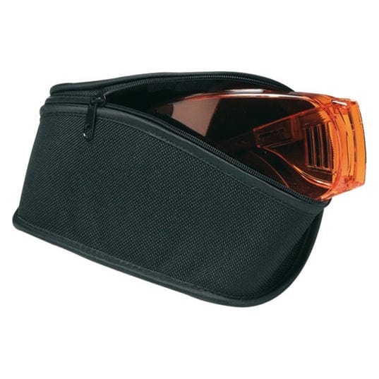 Univet Black Canvas Glasses Case 