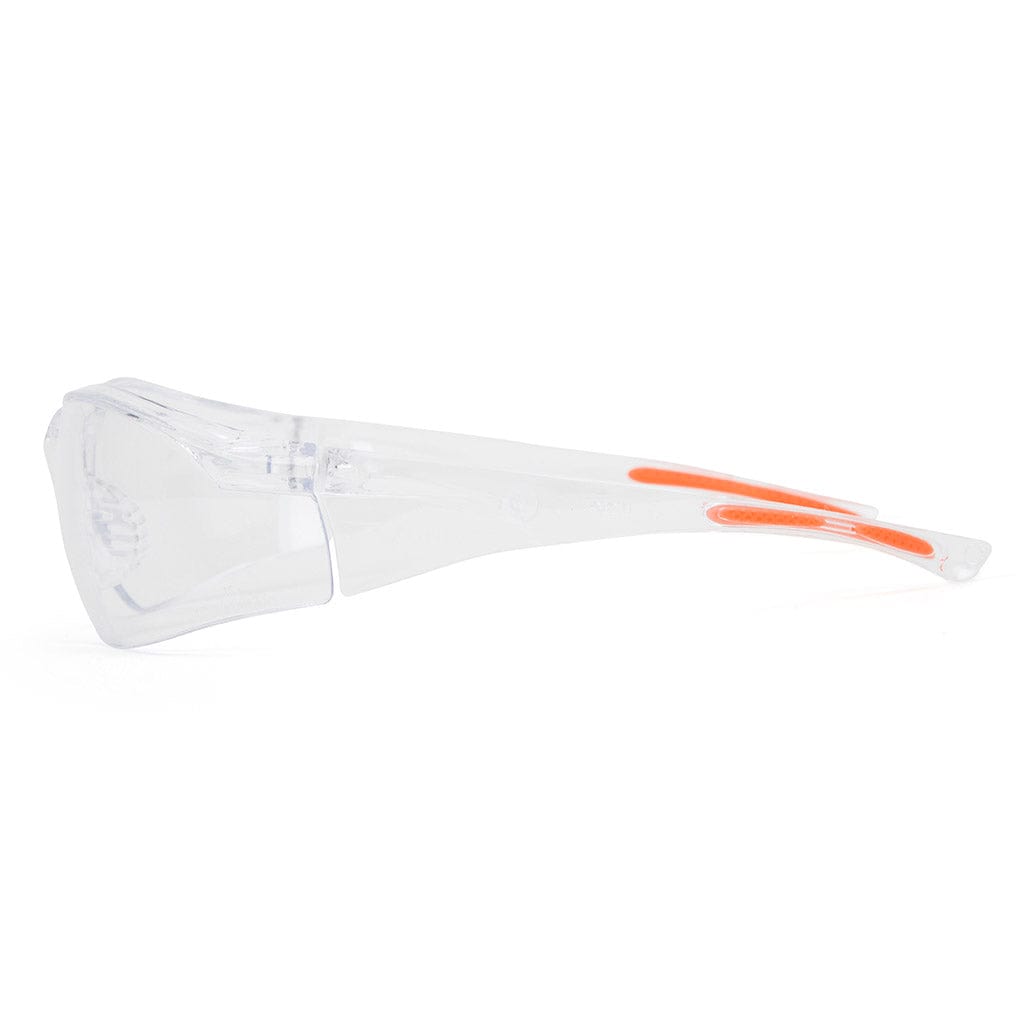 Univet 513 Lightweight Anti Scratch Safety Glasses Clear Lens