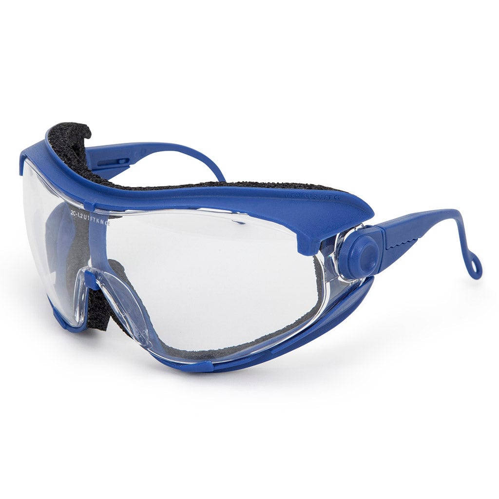 Univet 543 Hybrid Goggles / Glasses Clear Lens & Neck Cord