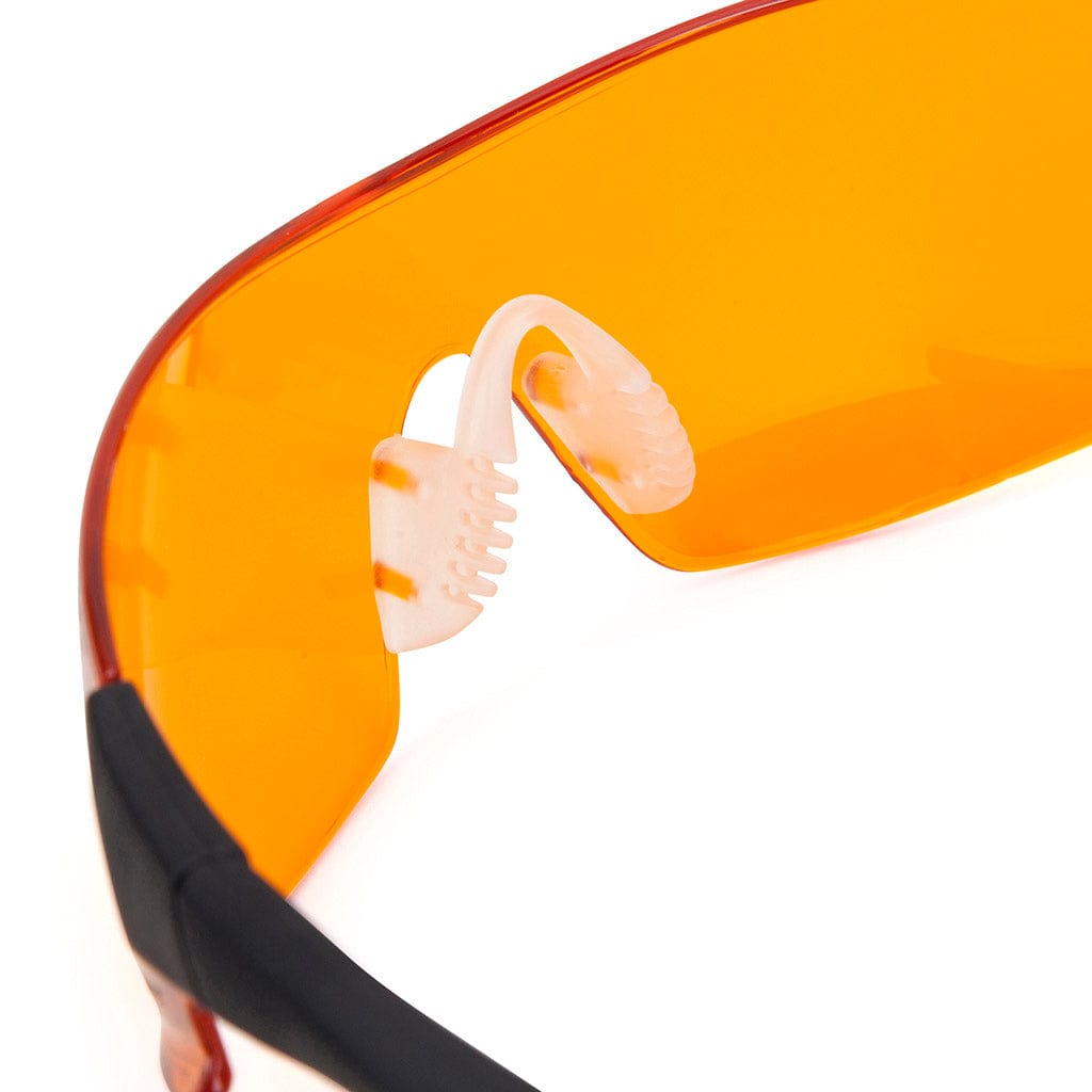 Univet 546 UV525 Protection Anti Fog Specs Orange Lens