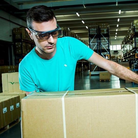 Univet 5X7 Ultimate Overspecs Italian Safety Smoke Work Glasses 