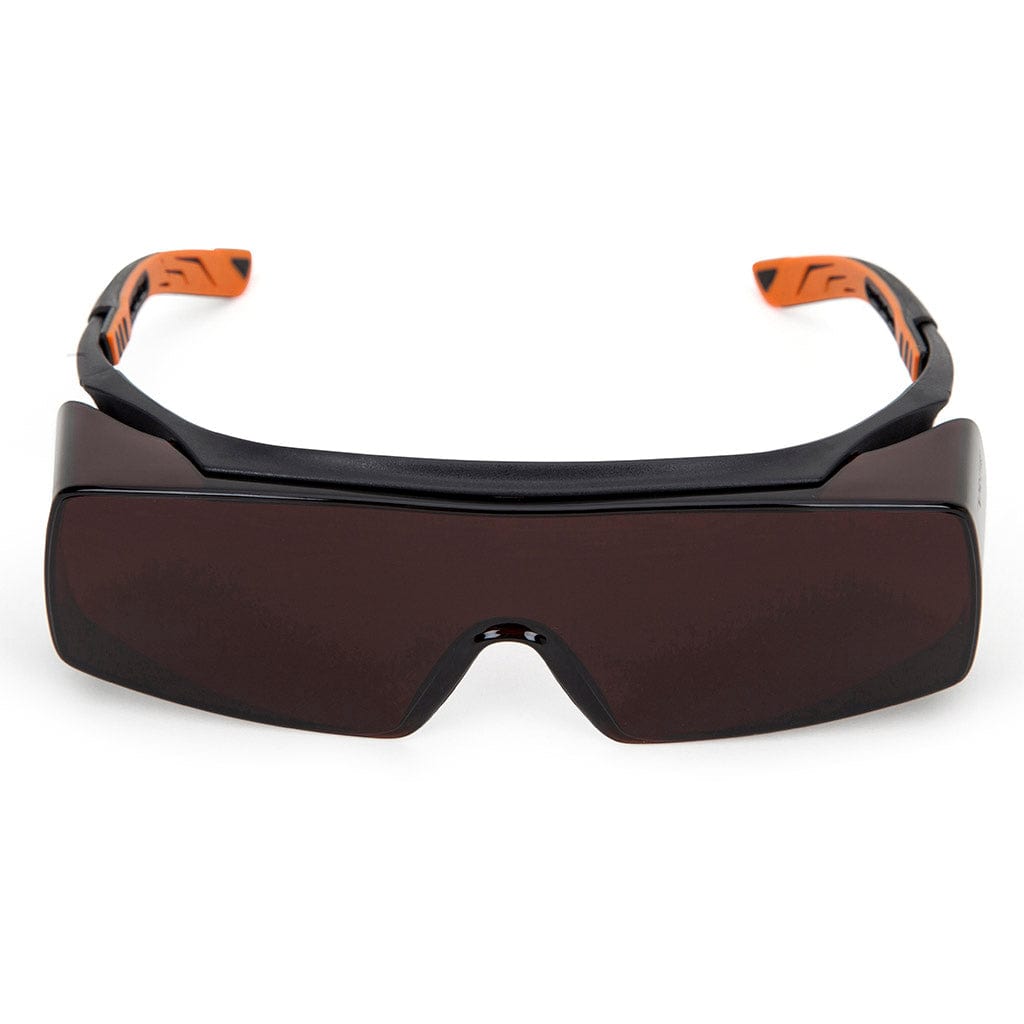 Univet 5X7 Ultimate Over Specs Italian Safety Amber Lens Glasses