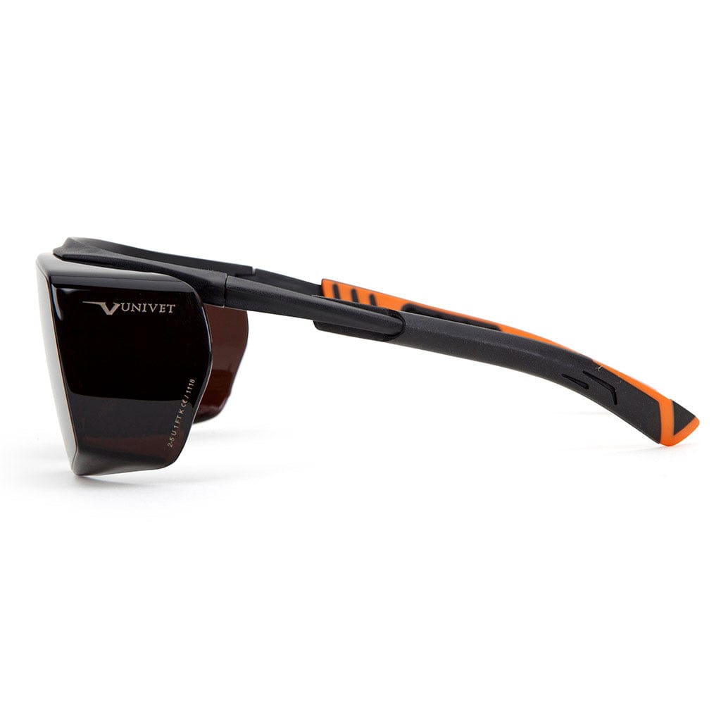 Univet 5X7 Ultimate Over Specs Italian Safety Amber Lens Glasses