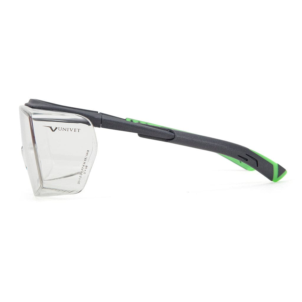 thumbnail interactive-video image 1 of Univet Ladies Safety Glasses – Stylish Half Frame, Scratch Resistant, Made In Italy, MPN 506U.03.00.00 1 of 4
