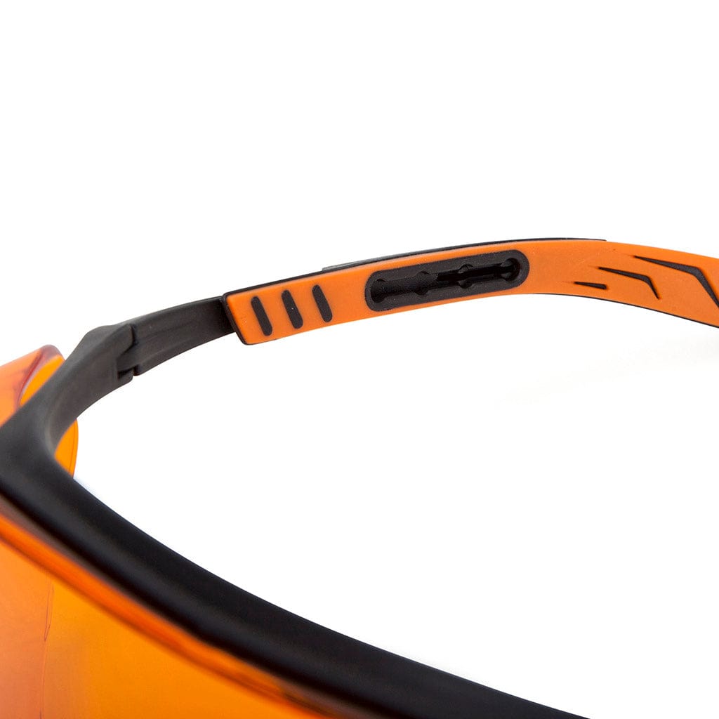 Univet 5X7 Ultimate Over Specs Italian Safety Orange Glasses
