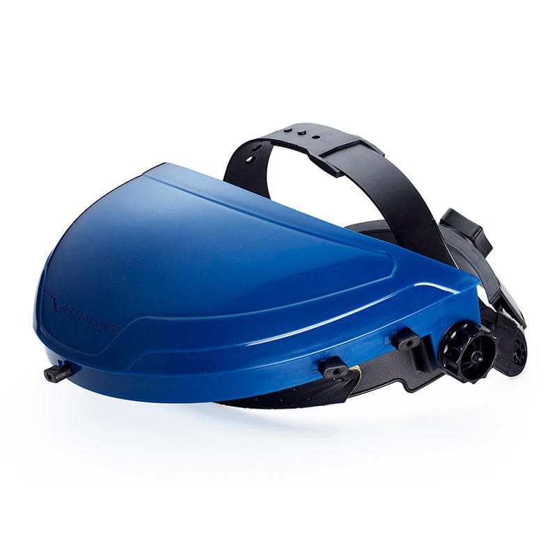 Univet 605 Safety Visor Hat Navy Frame Face Shield 