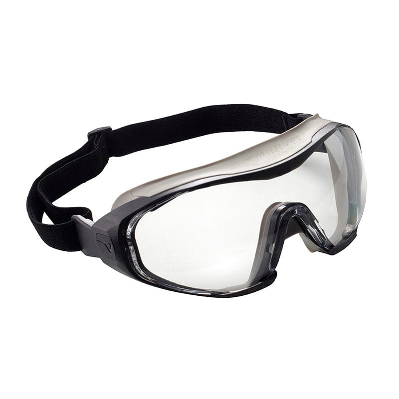 Univet 6X1 Perfect Hybrid Safety Glasses Goggles Clear Lens 
