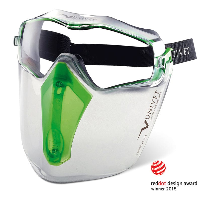Univet 6X3 Safety Goggles Protective Face Shield Eye Face