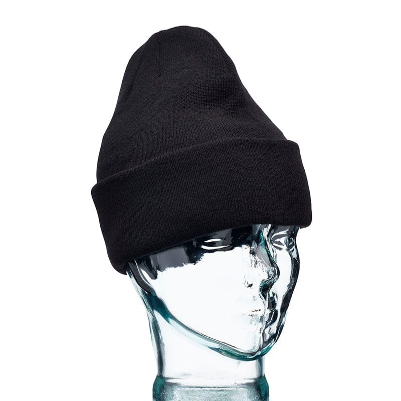 Blackrock Black Thinsulate Woolly Knitted Beanie Hat 