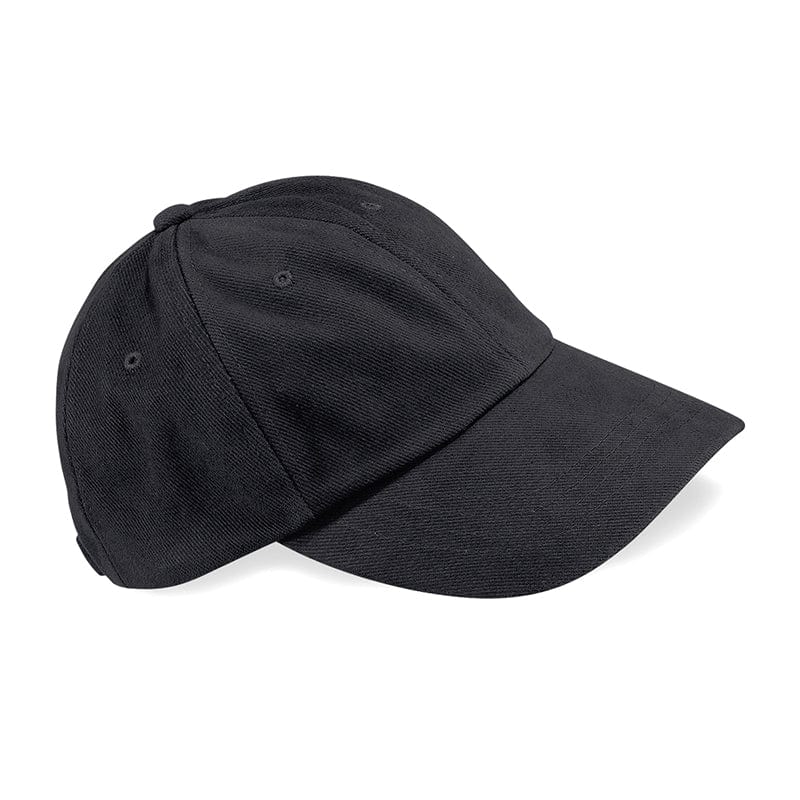 Beechfield Low Profile Heavy Brushed Cotton Cap Black