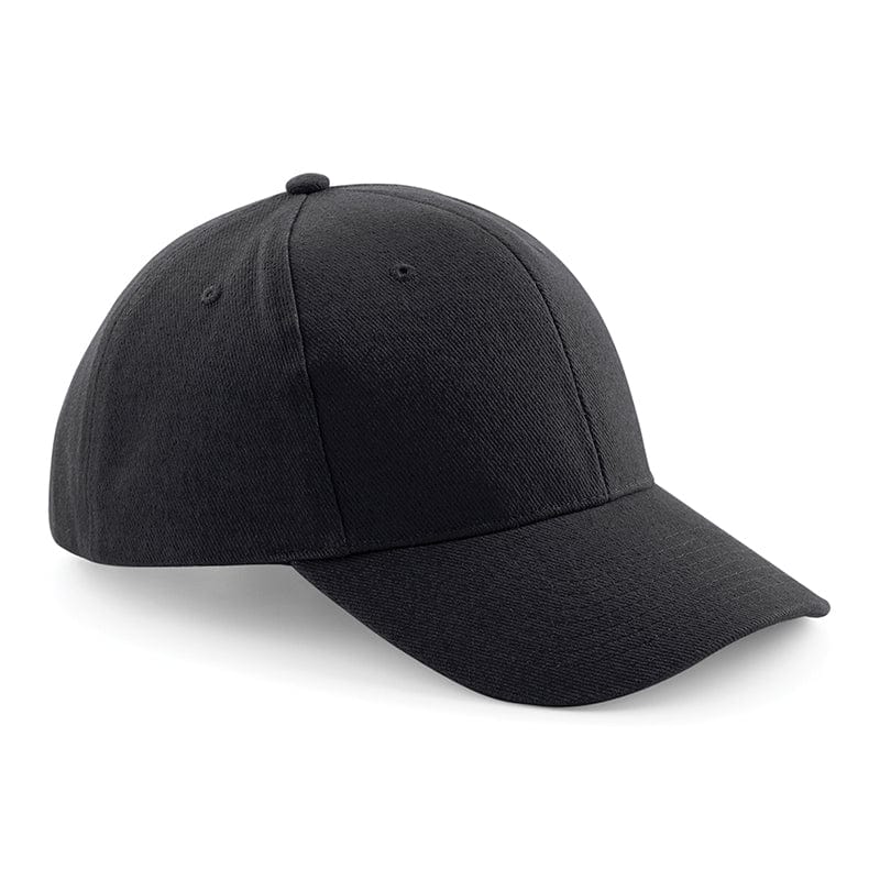 Beechfield Pro-Style Heavy Brushed Cotton Cap Black