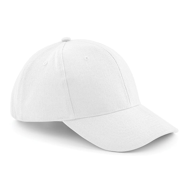 Beechfield Pro-Style Heavy Brushed Cotton Cap White