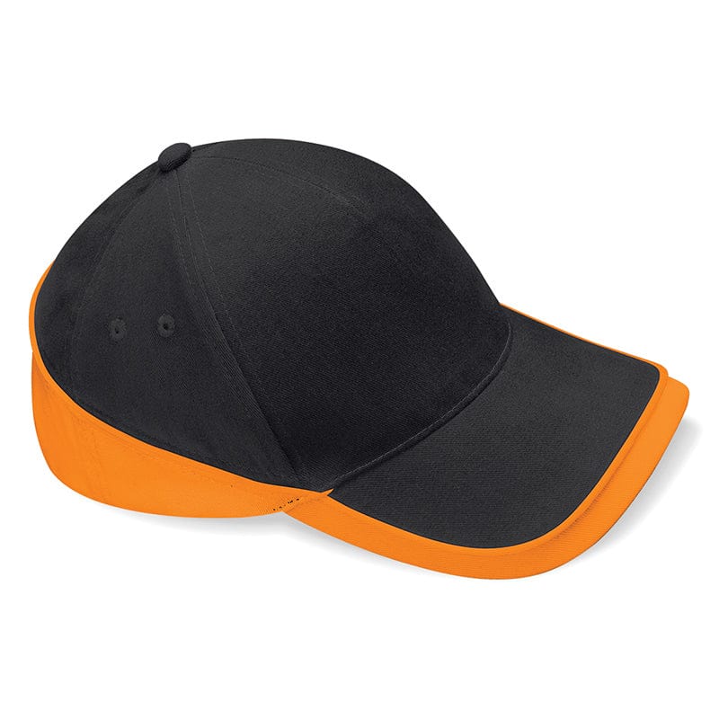 Beechfield Teamwear Competition Cap Black / Orange