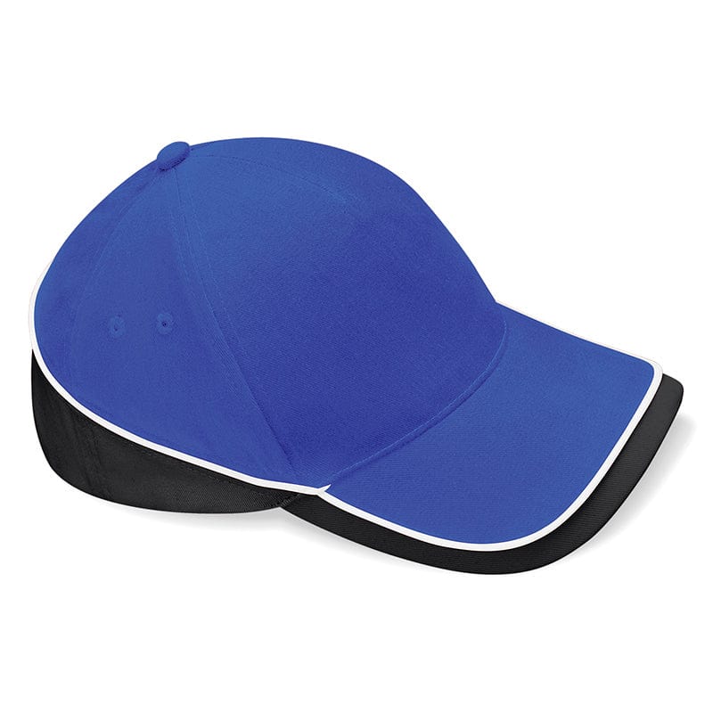 Beechfield Teamwear Competition Cap Bright Royal / Black / White