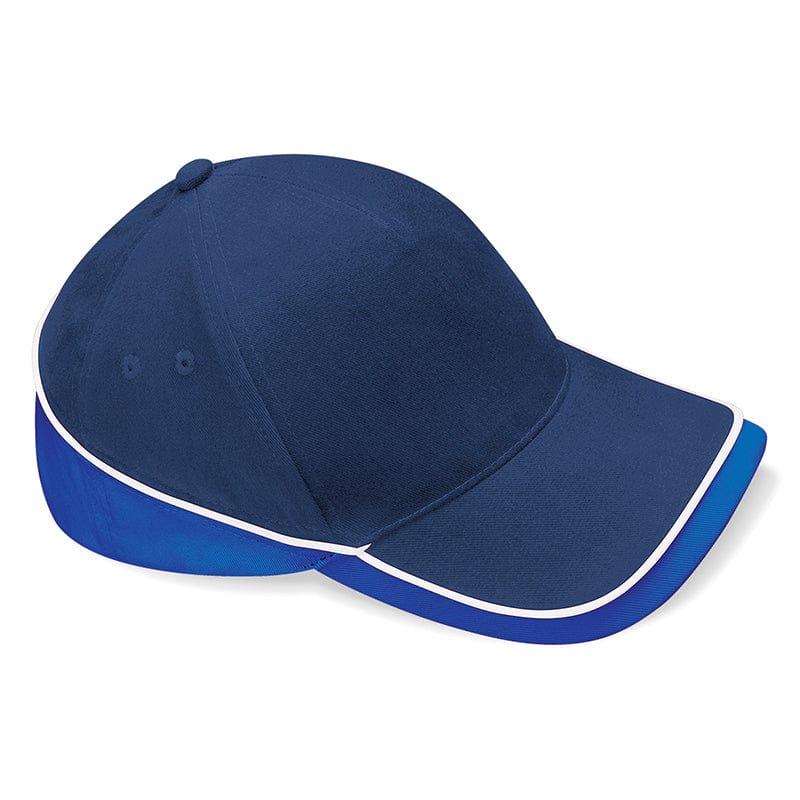 Beechfield Teamwear Competition Cap French Navy / Bright Royal / White