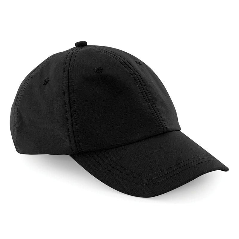 Beechfield Tactel Outdoor 6 Panel Cap Black