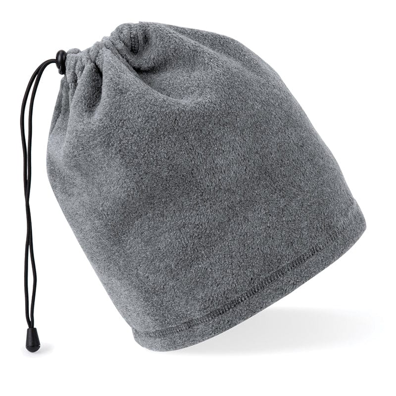 Beechfield Suprafleece Snood/Hat Combo Charcoal