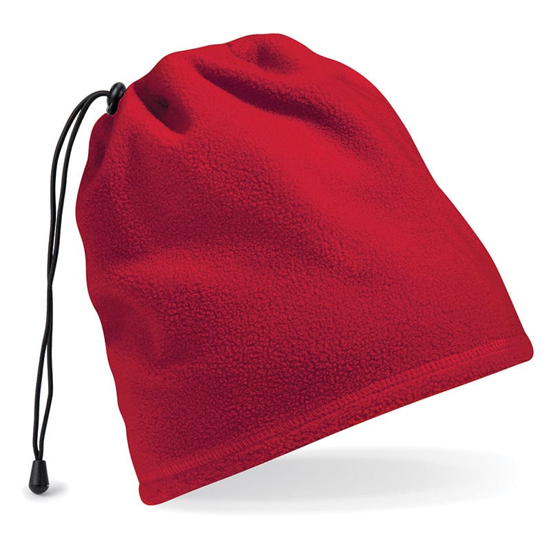 Beechfield Suprafleece Snood/Hat Combo Classic Red