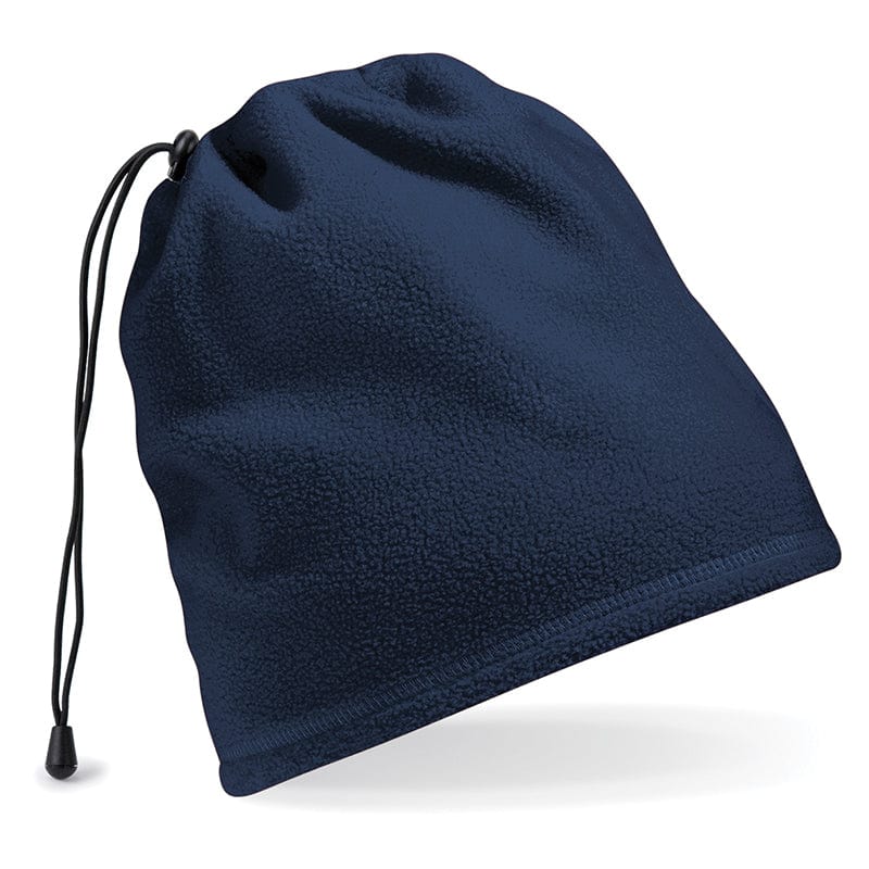 Beechfield Suprafleece Snood/Hat Combo French Navy