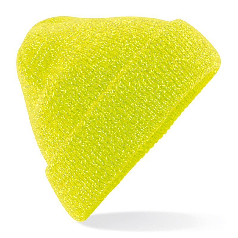 Beechfield Reflective Beanie Fluorescent Yellow