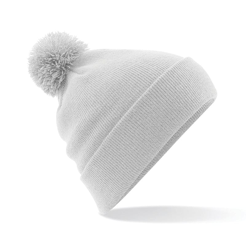 Beechfield Original Pom Pom Beanie Light Grey