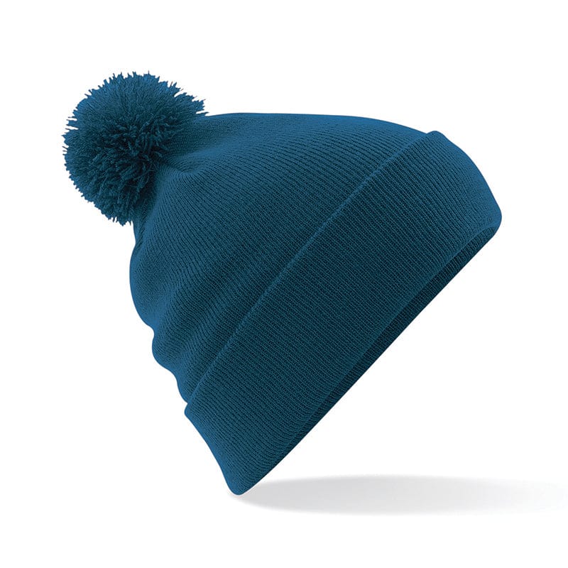 Beechfield Original Pom Pom Beanie Petrol