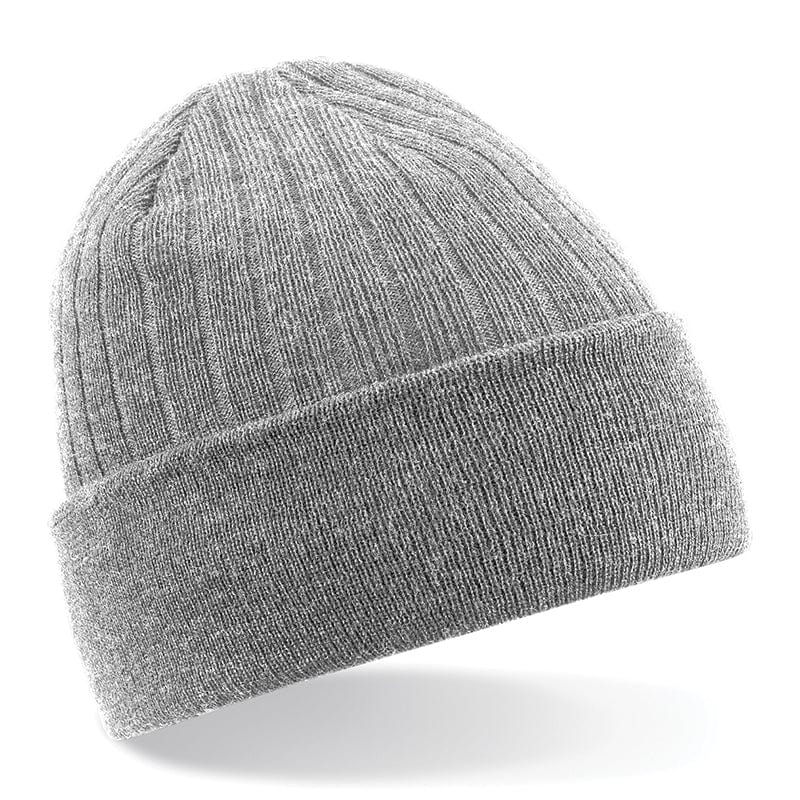 Beechfield Thinsulate Beanie Heather Grey