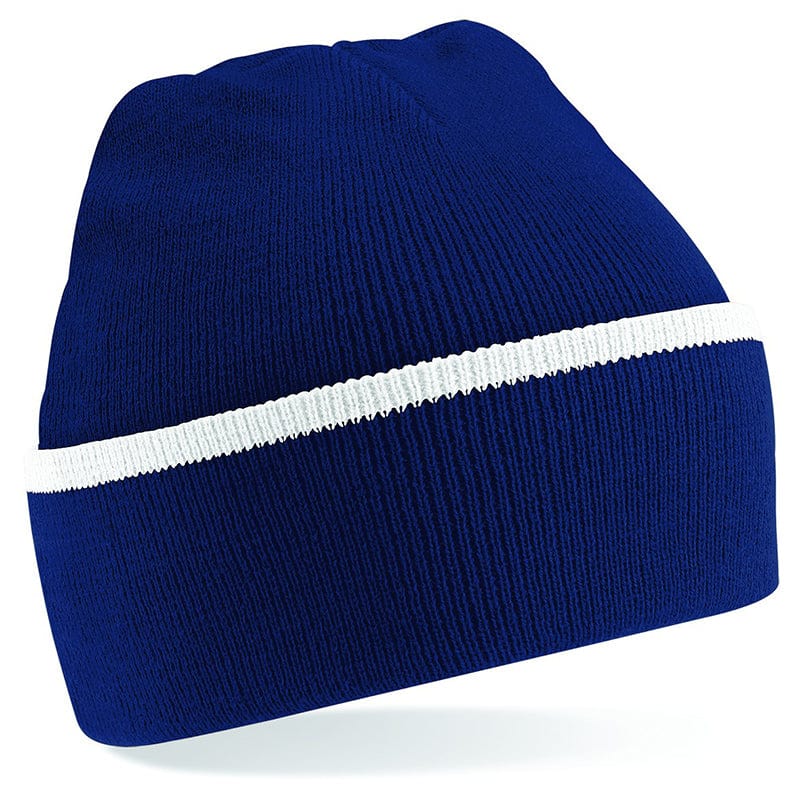 Beechfield Teamwear Beanie French Navy / White