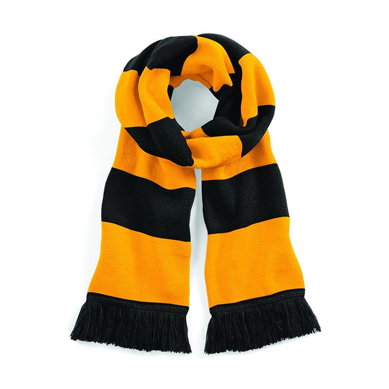Beechfield Varsity Scarf Black / Gold